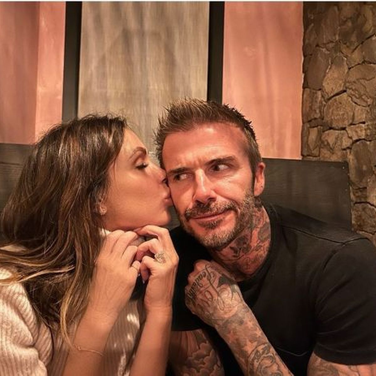 David Beckham và người vợ Victoria 