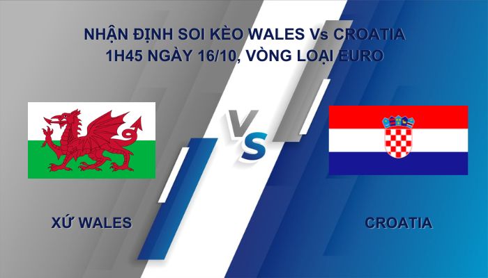 Nhận định soi kèo Wales Vs Croatia ngày 16/10, vòng loại Euro